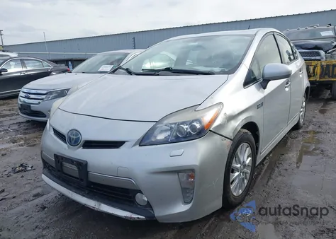 2012 Toyota Prius Plug-In Advanced z USA, uszkodzony, nr VIN JTDKN3DPXC3012016